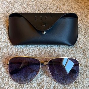 Diff Eyewear Tate Aviator Sunglasses